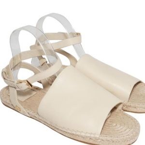 TORY BURCH LANDON Espadrilles with adjustable ankle strap